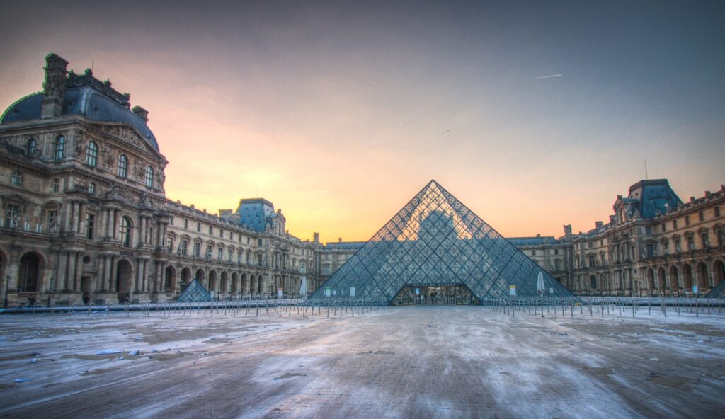 The Louvre at Sunrise by Paul de Burger